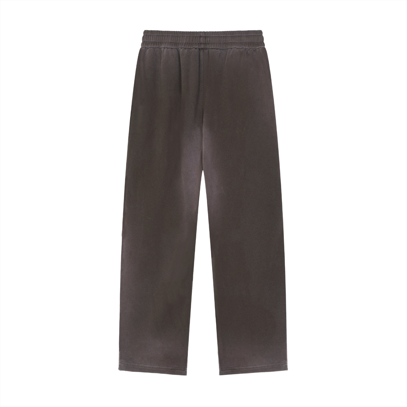 Faded Straight-Leg Cotton Blend Sweatpants