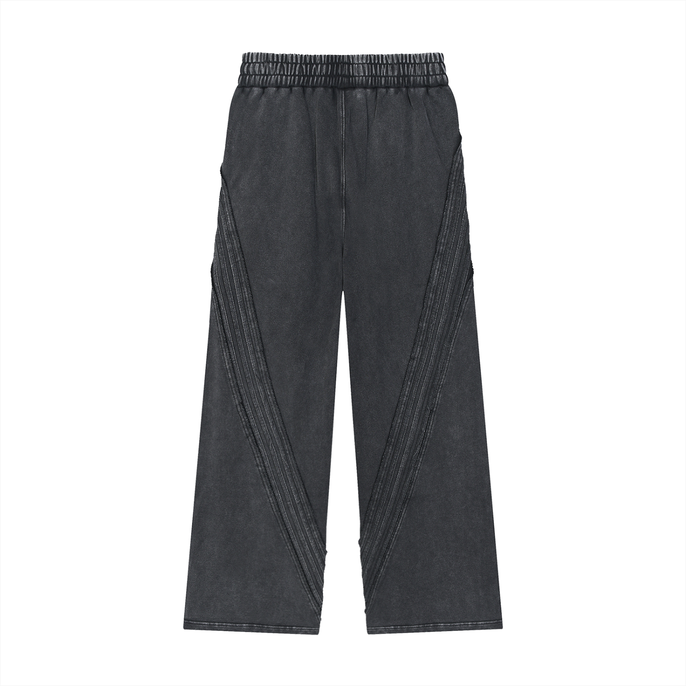 unisex cotton sweatpants,washed vintage pants,raw edge,streetwear sweatpants,thick cotton pants,outdoor street style,MARLO Fashions,heavyweight sweatpants
