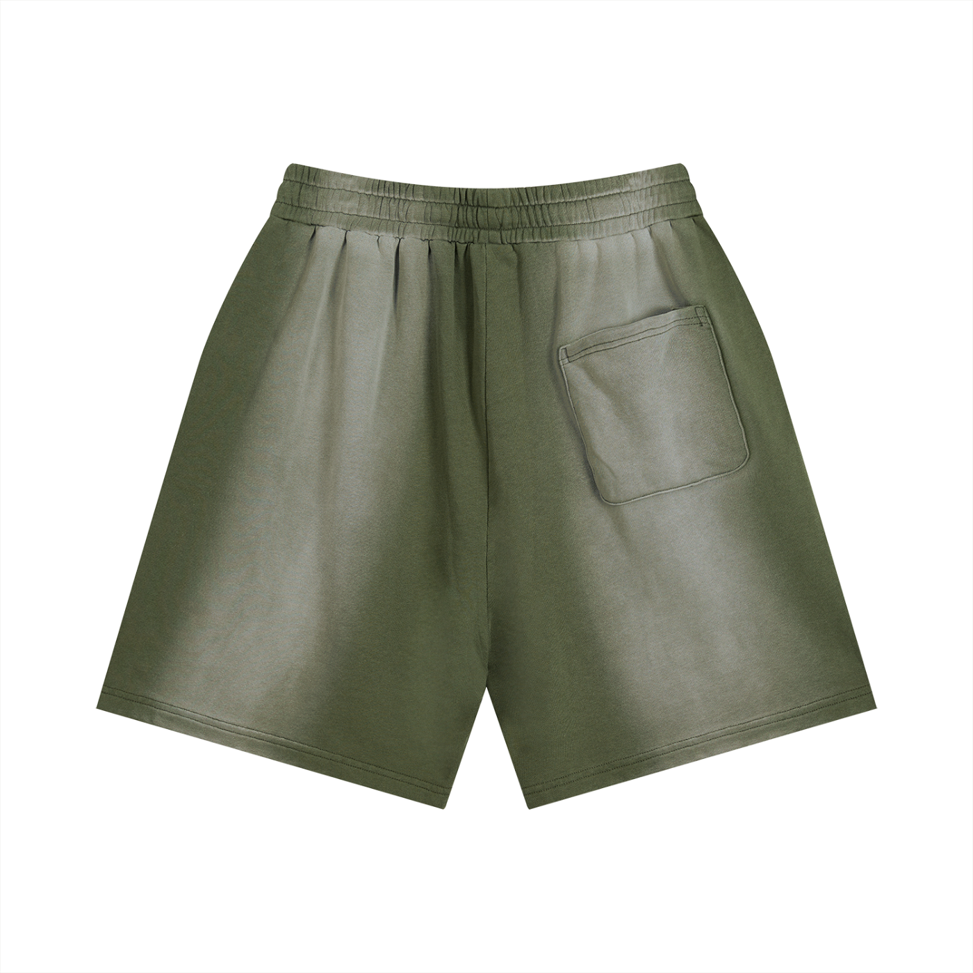 Sun Faded Distressed Cotton Shorts