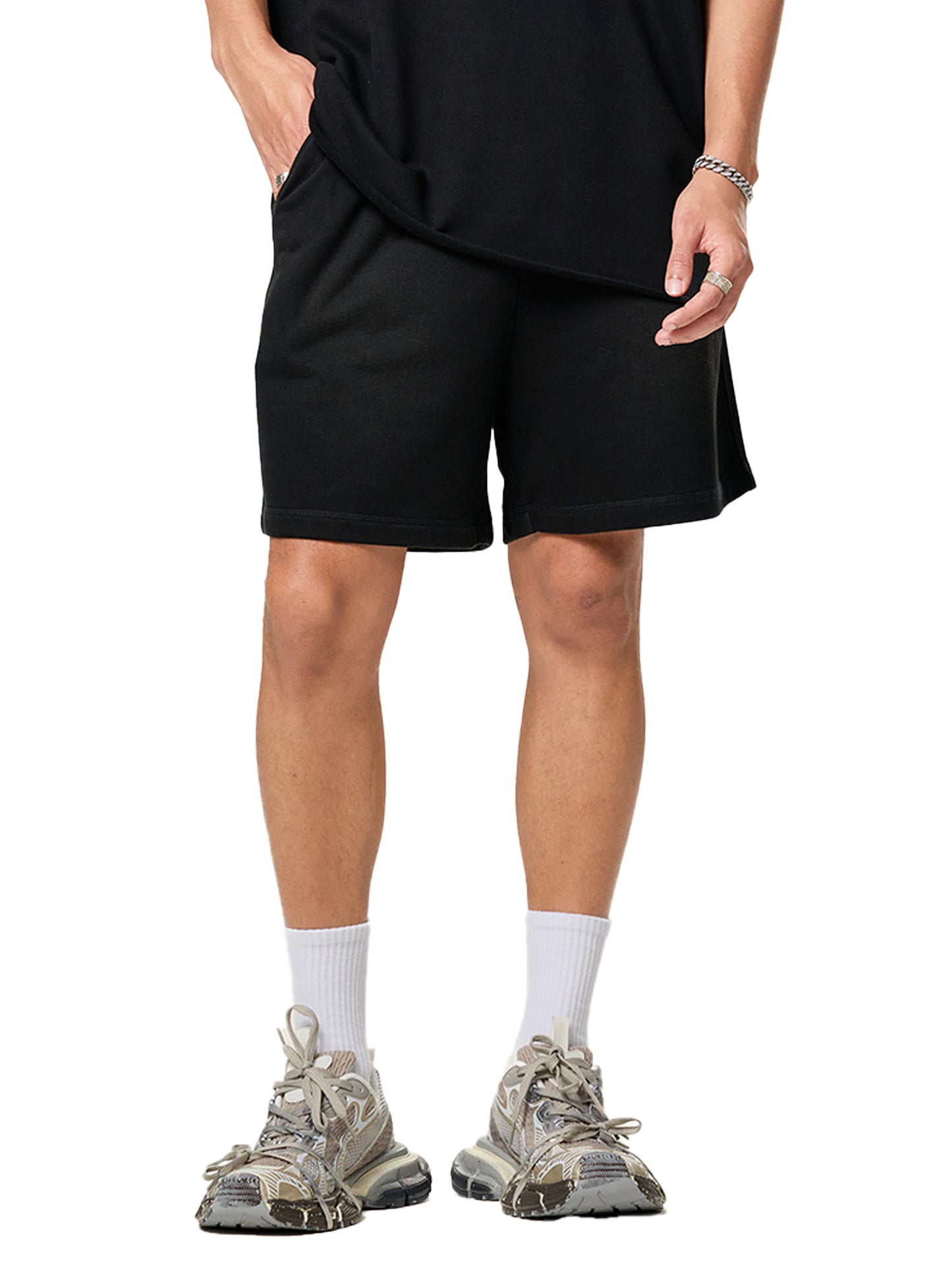 Sun Fade Raw Edge Shorts