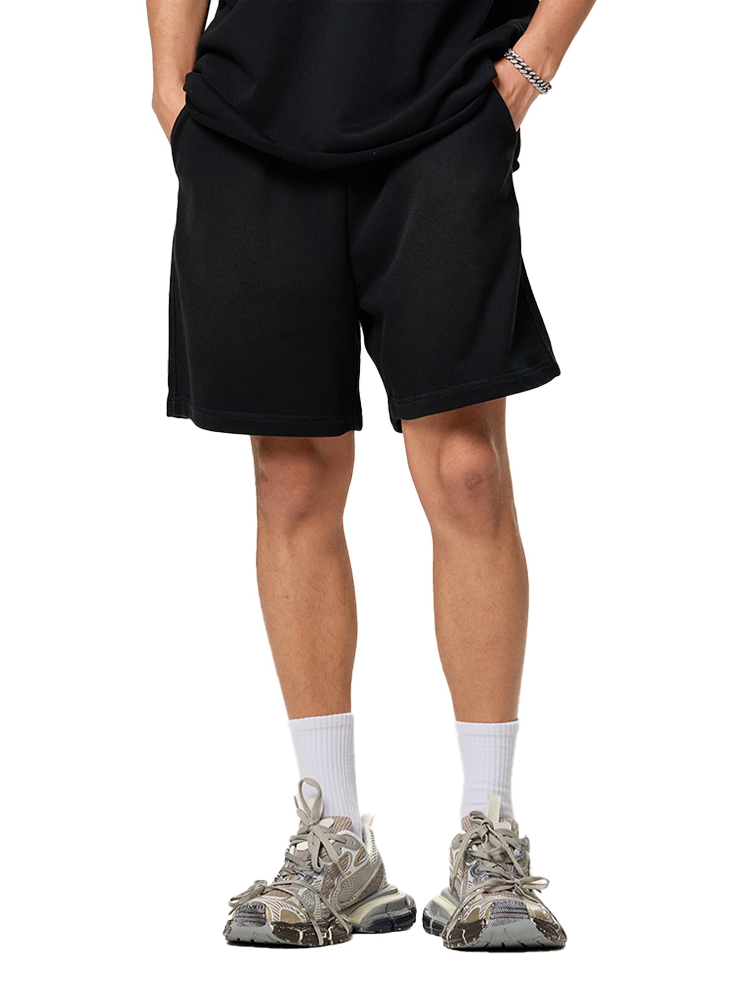Sun Fade Raw Edge Shorts
