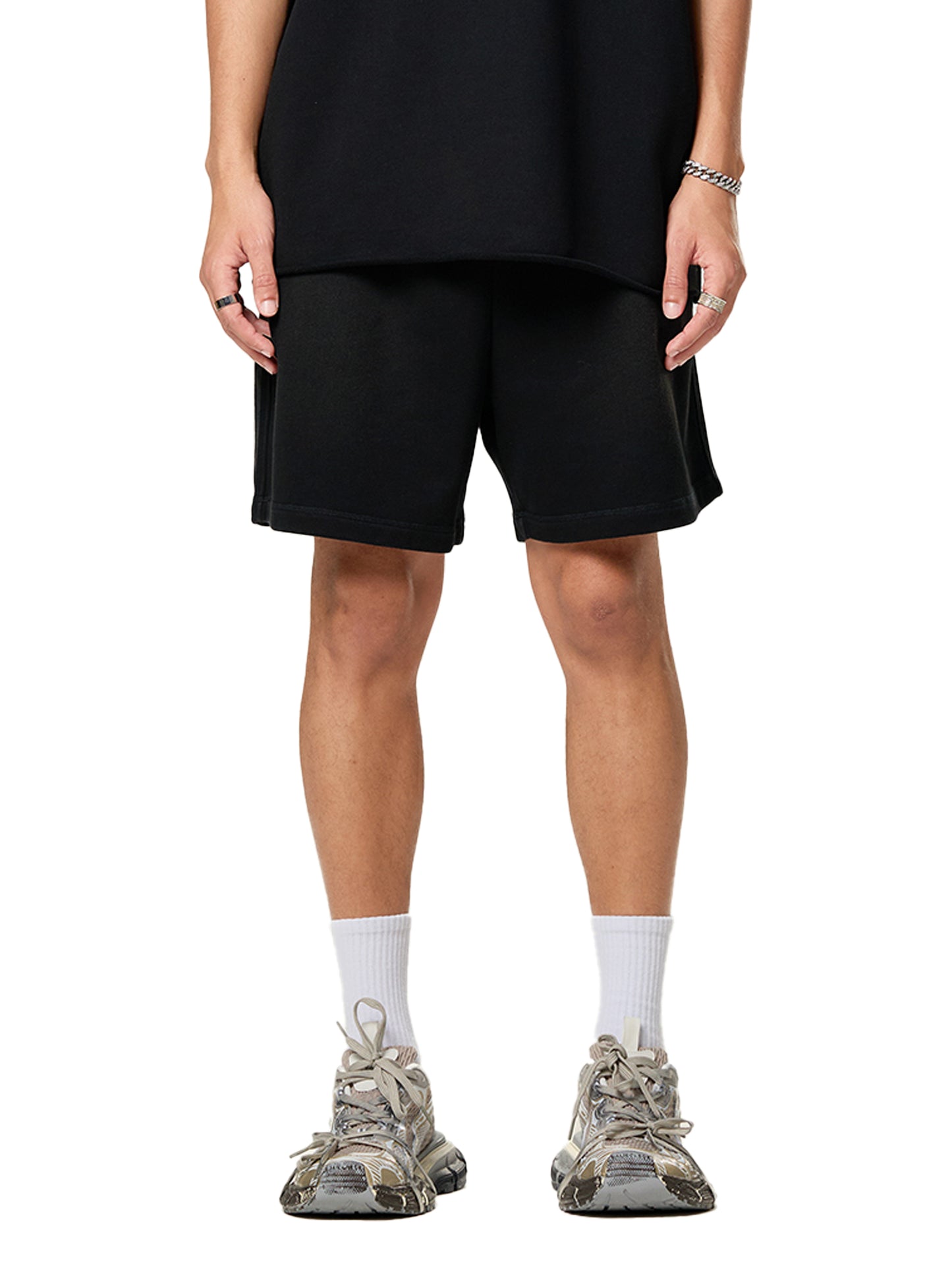 Sun Fade Raw Edge Shorts