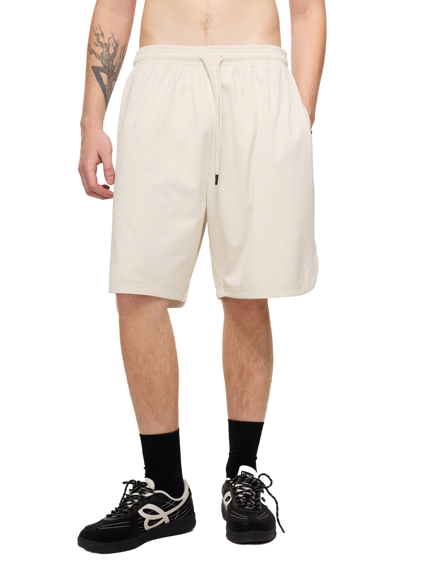 Quick-Dry Cotton Blend Active Shorts