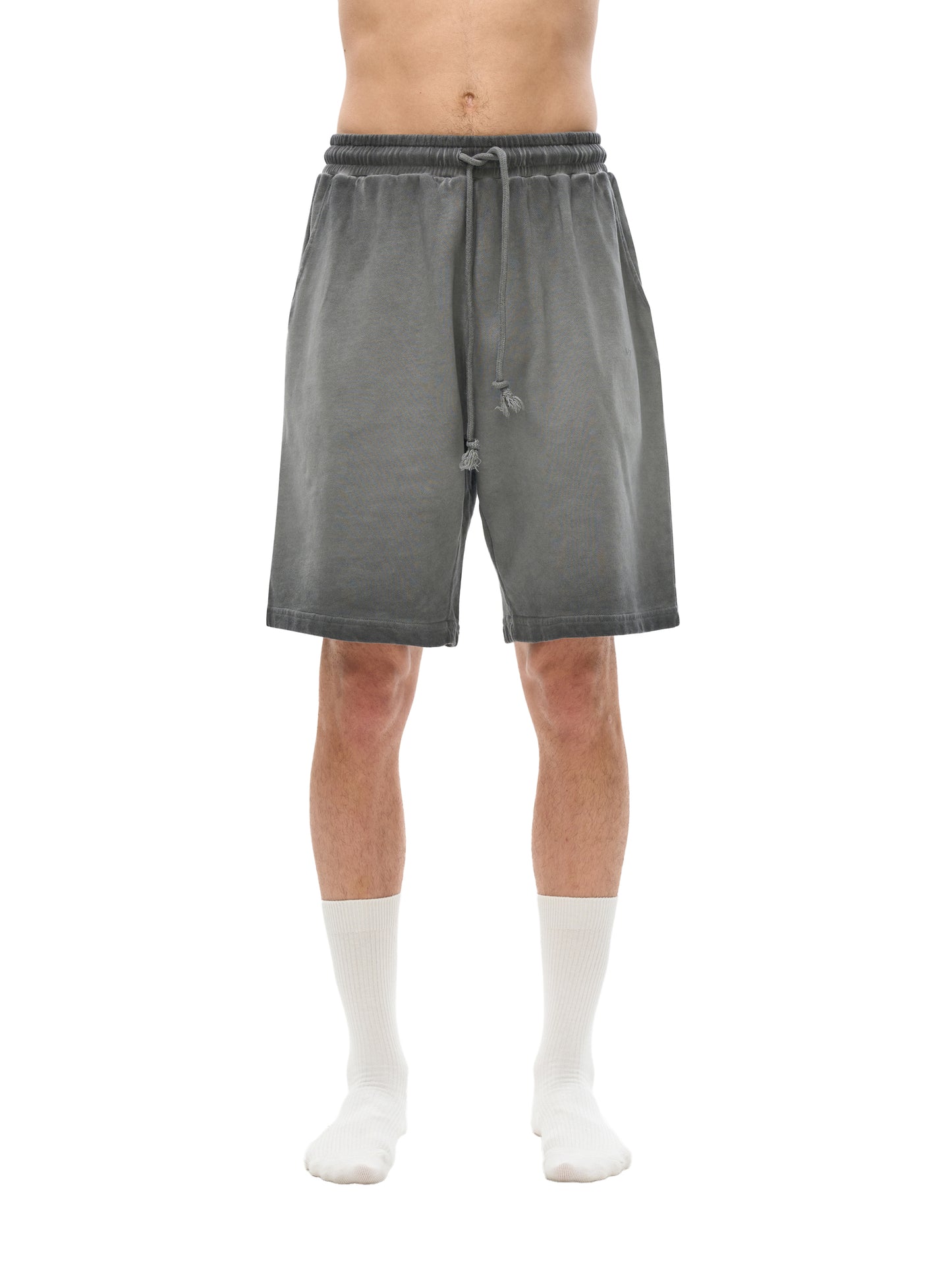 Reverse Dyed Cotton Shorts