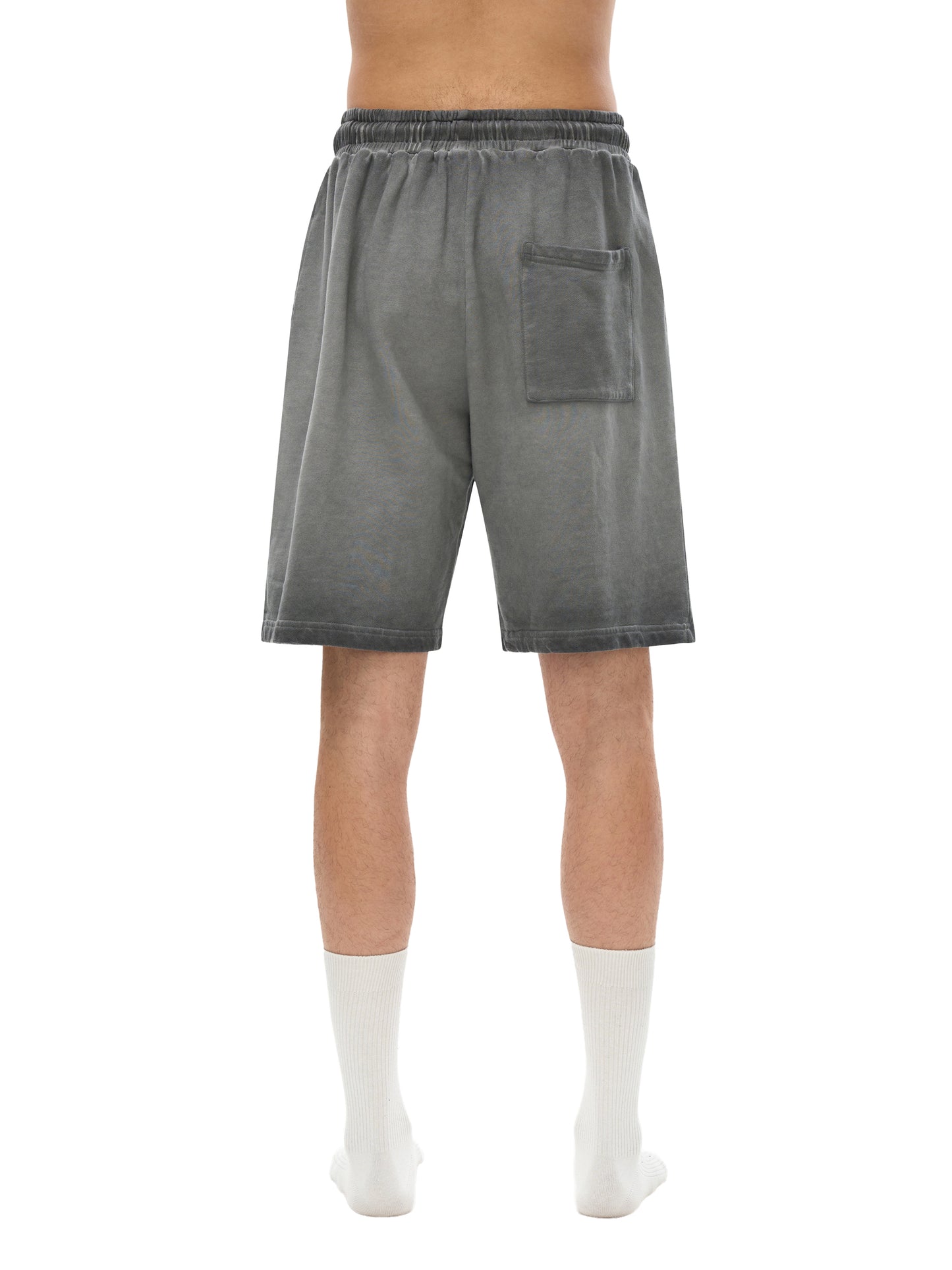 Reverse Dyed Cotton Shorts