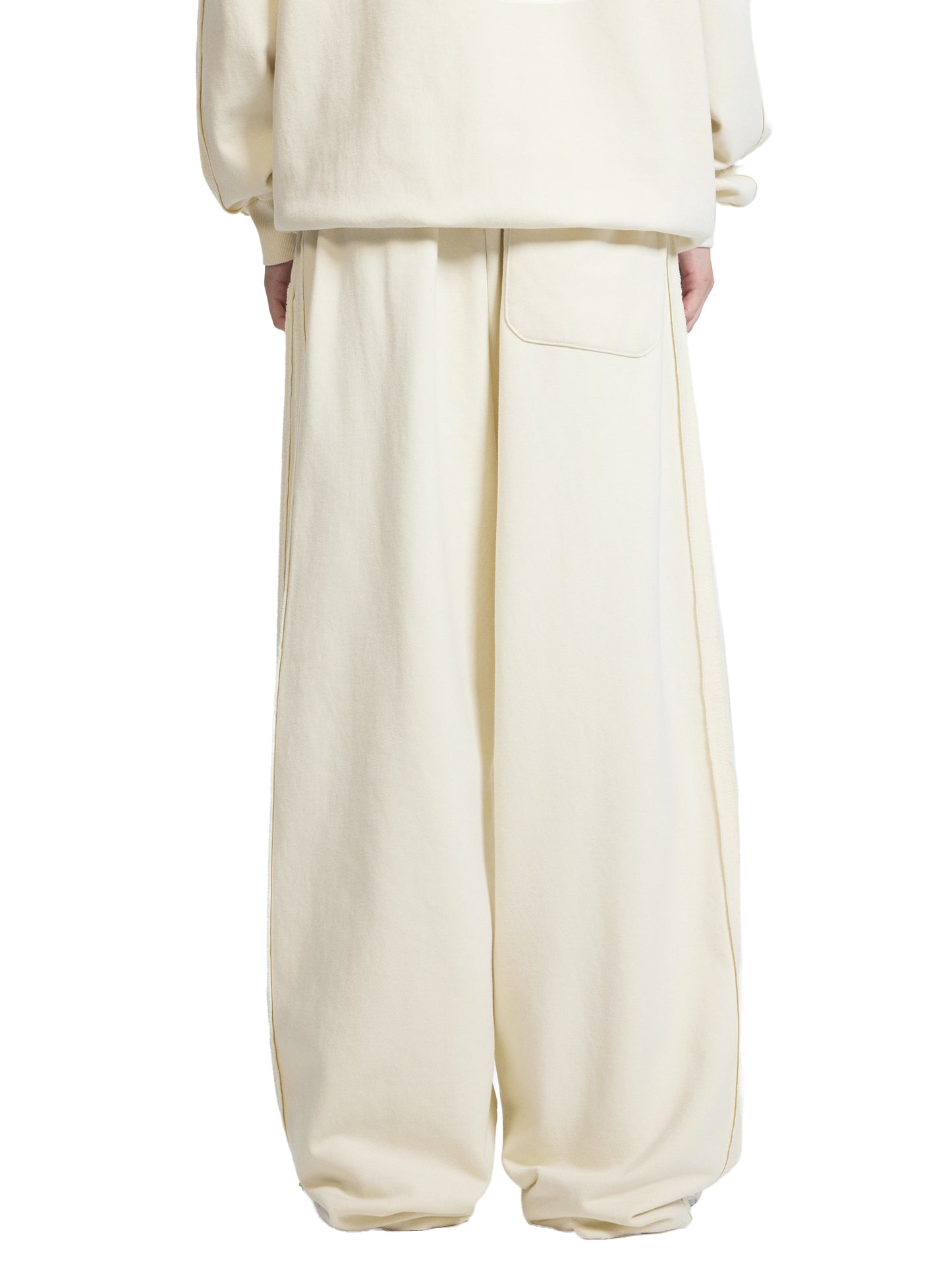 Unisex wide-leg sweatpants,Thick cotton blend joggers,Loose fit patchwork sweatpants,Mid-waist drawstring pants,Street style lounge pants,Heavyweight unisex sweatpants,MARLO Fashions