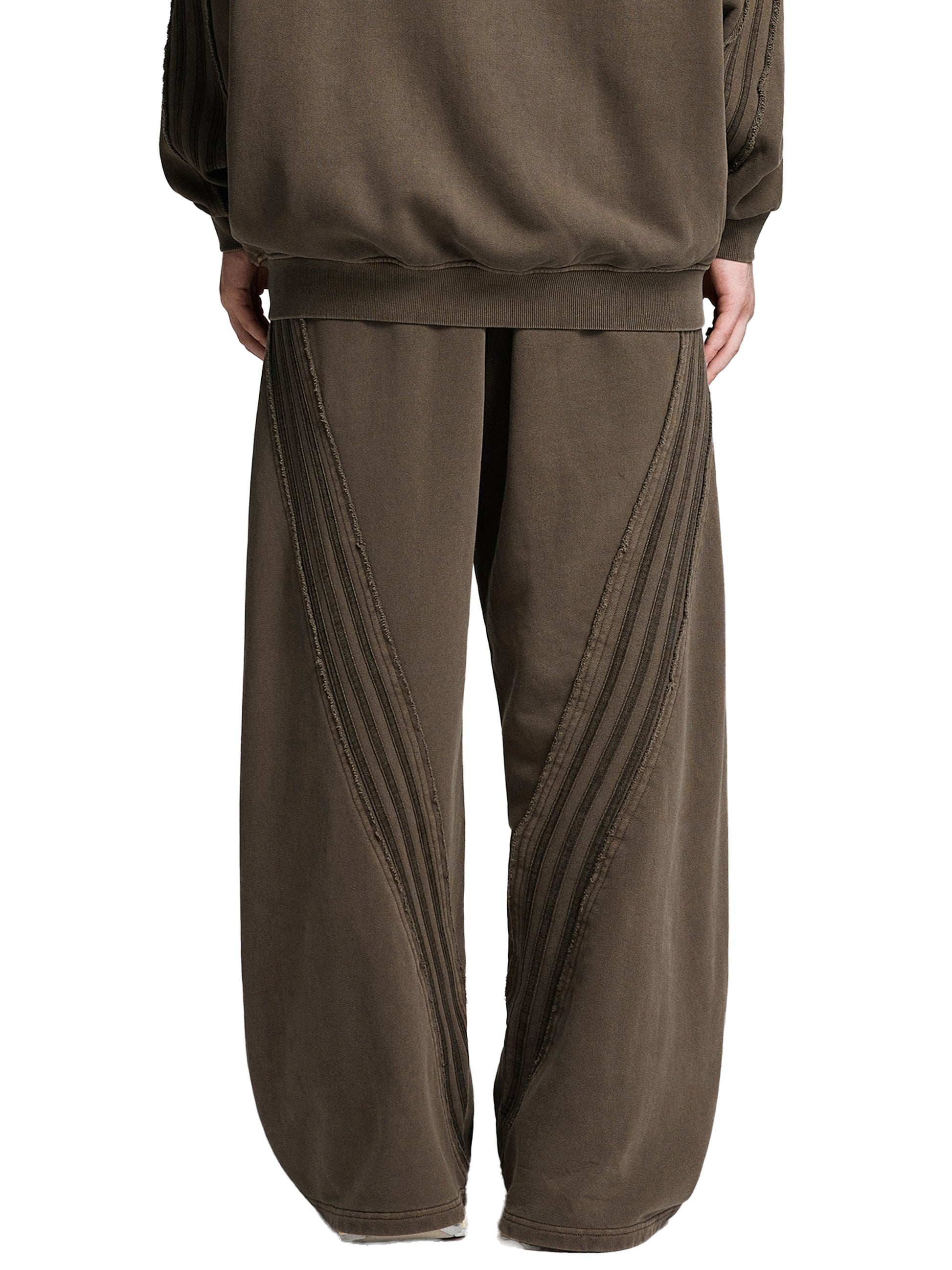 unisex cotton sweatpants,washed vintage pants,raw edge,streetwear sweatpants,thick cotton pants,outdoor street style,MARLO Fashions,heavyweight sweatpants