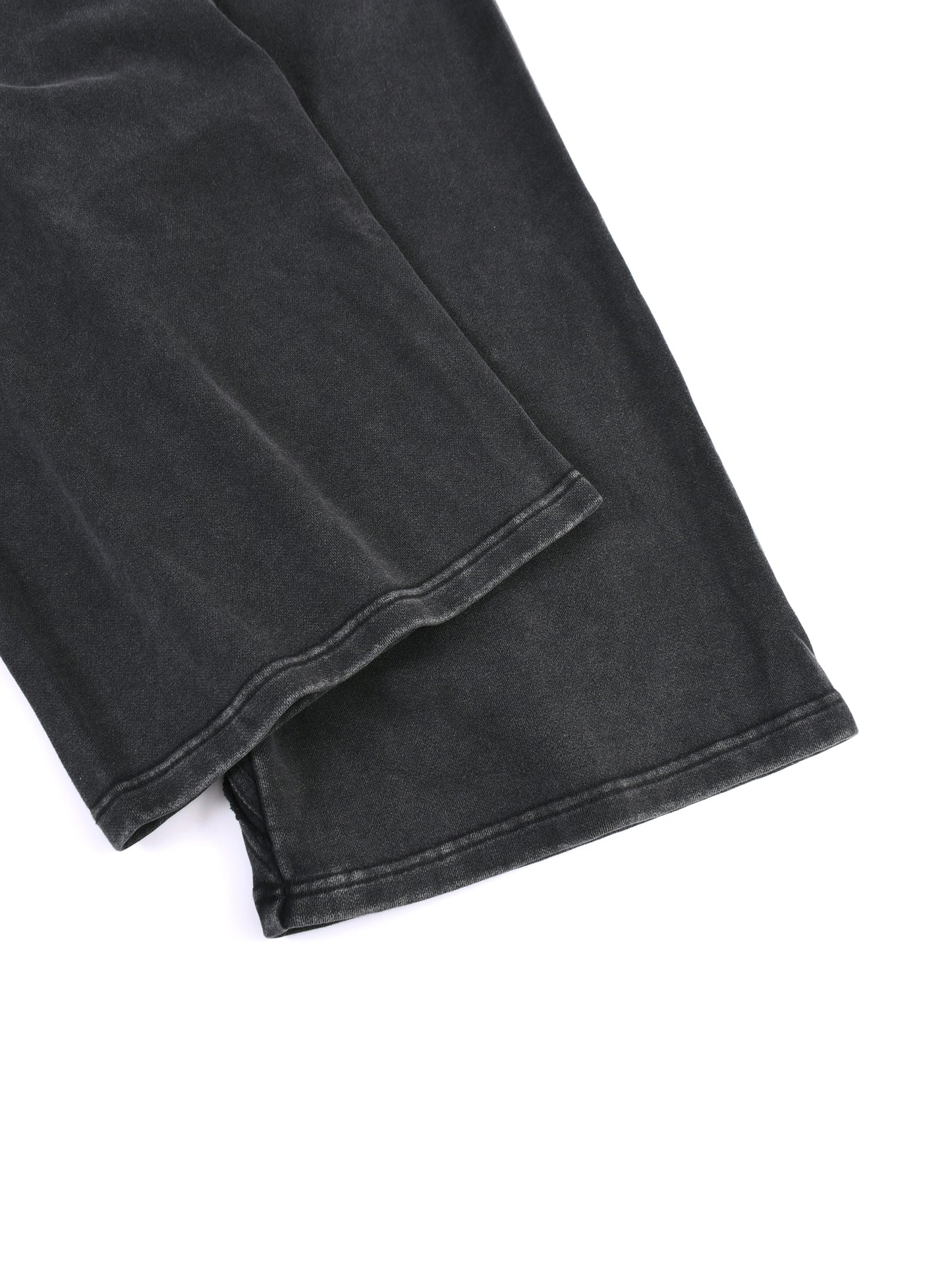 unisex cotton sweatpants,washed vintage pants,raw edge,streetwear sweatpants,thick cotton pants,outdoor street style,MARLO Fashions,heavyweight sweatpants