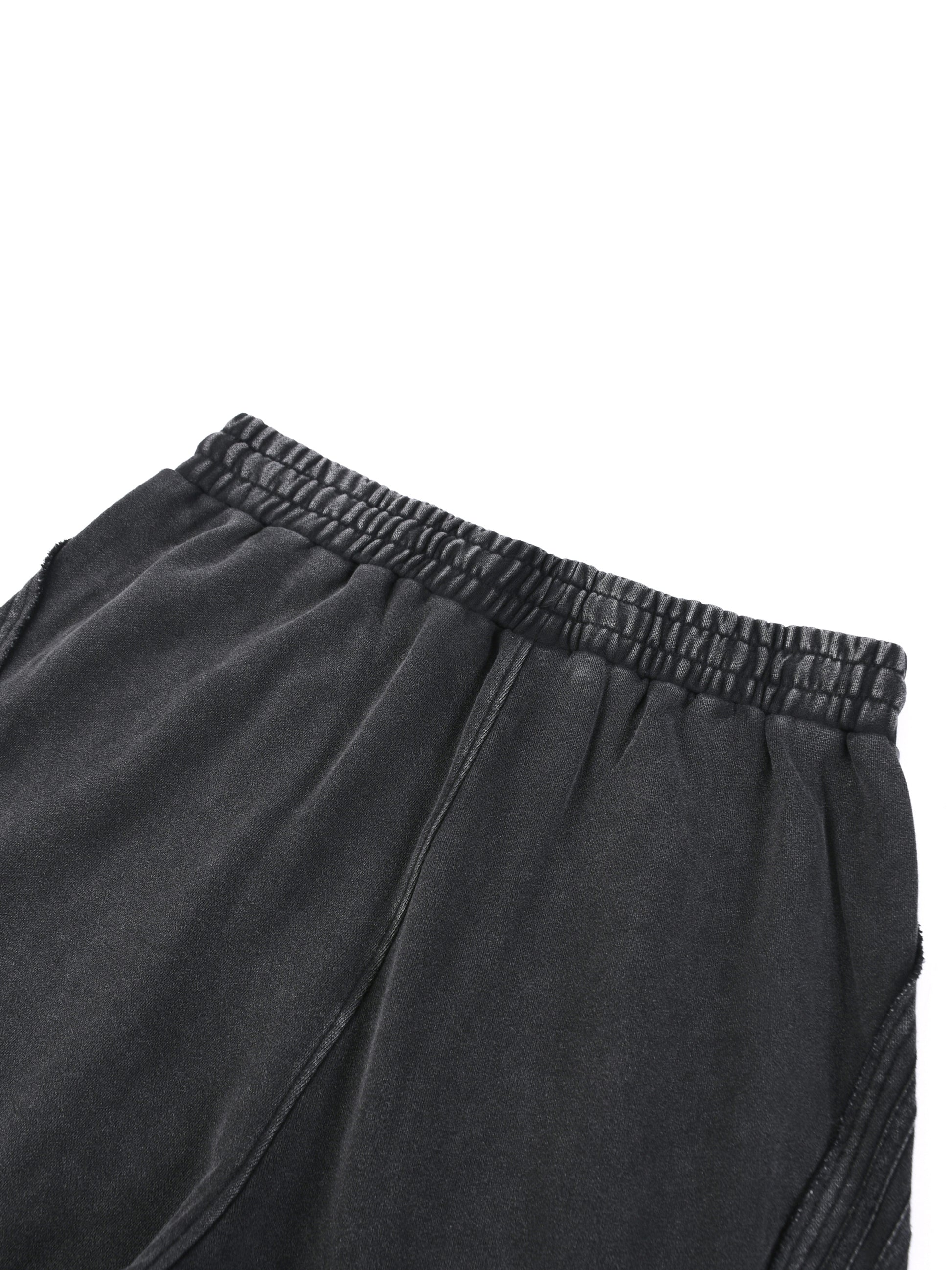 unisex cotton sweatpants,washed vintage pants,raw edge,streetwear sweatpants,thick cotton pants,outdoor street style,MARLO Fashions,heavyweight sweatpants