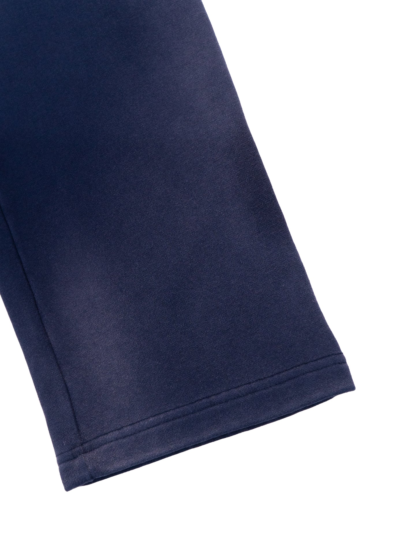 Faded Straight-Leg Cotton Blend Sweatpants