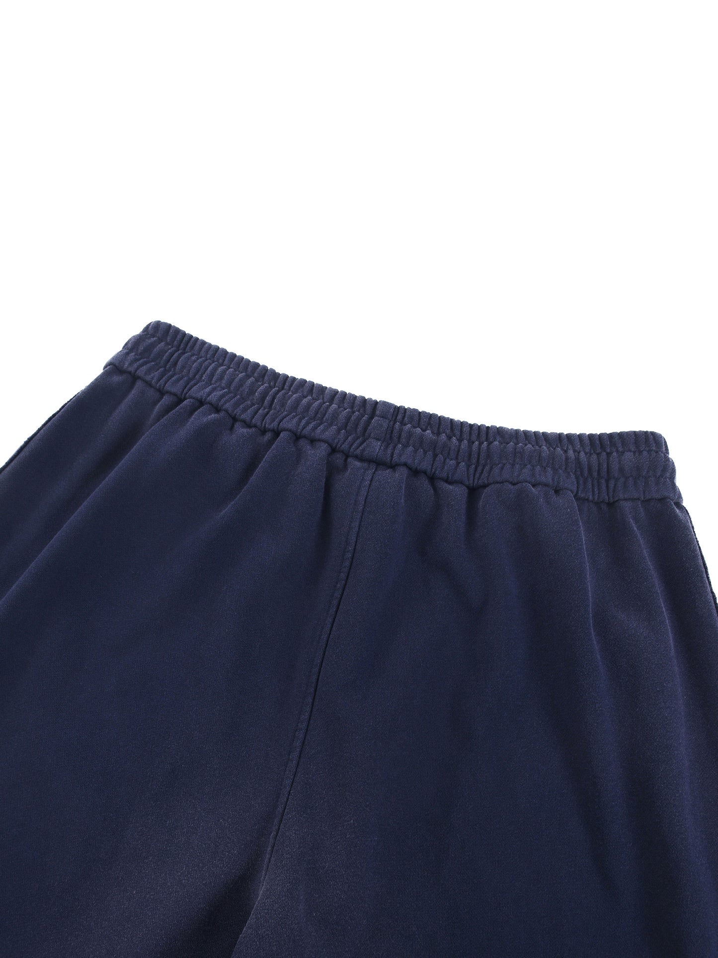 Faded Straight-Leg Cotton Blend Sweatpants