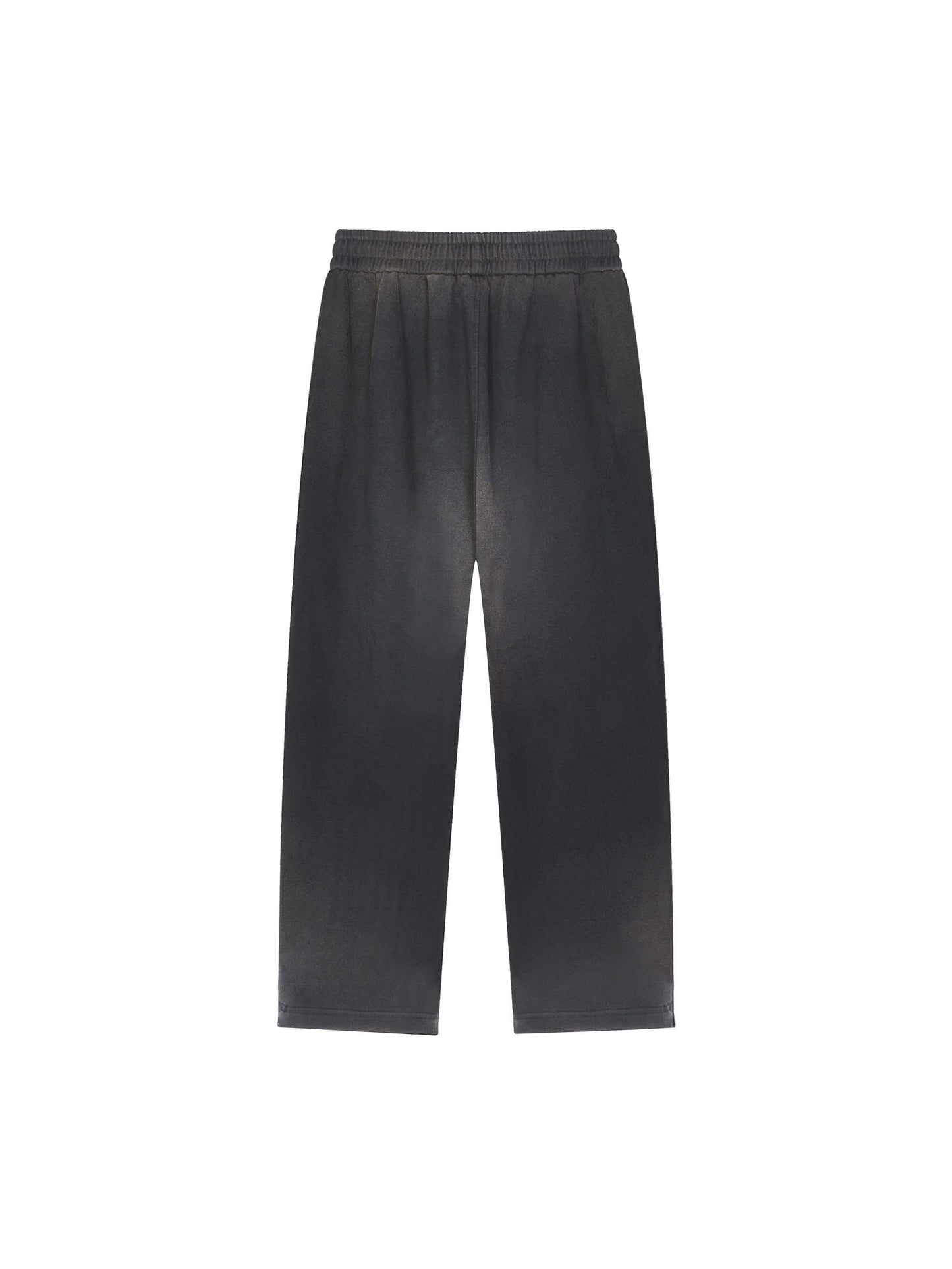 Faded Straight-Leg Cotton Blend Sweatpants