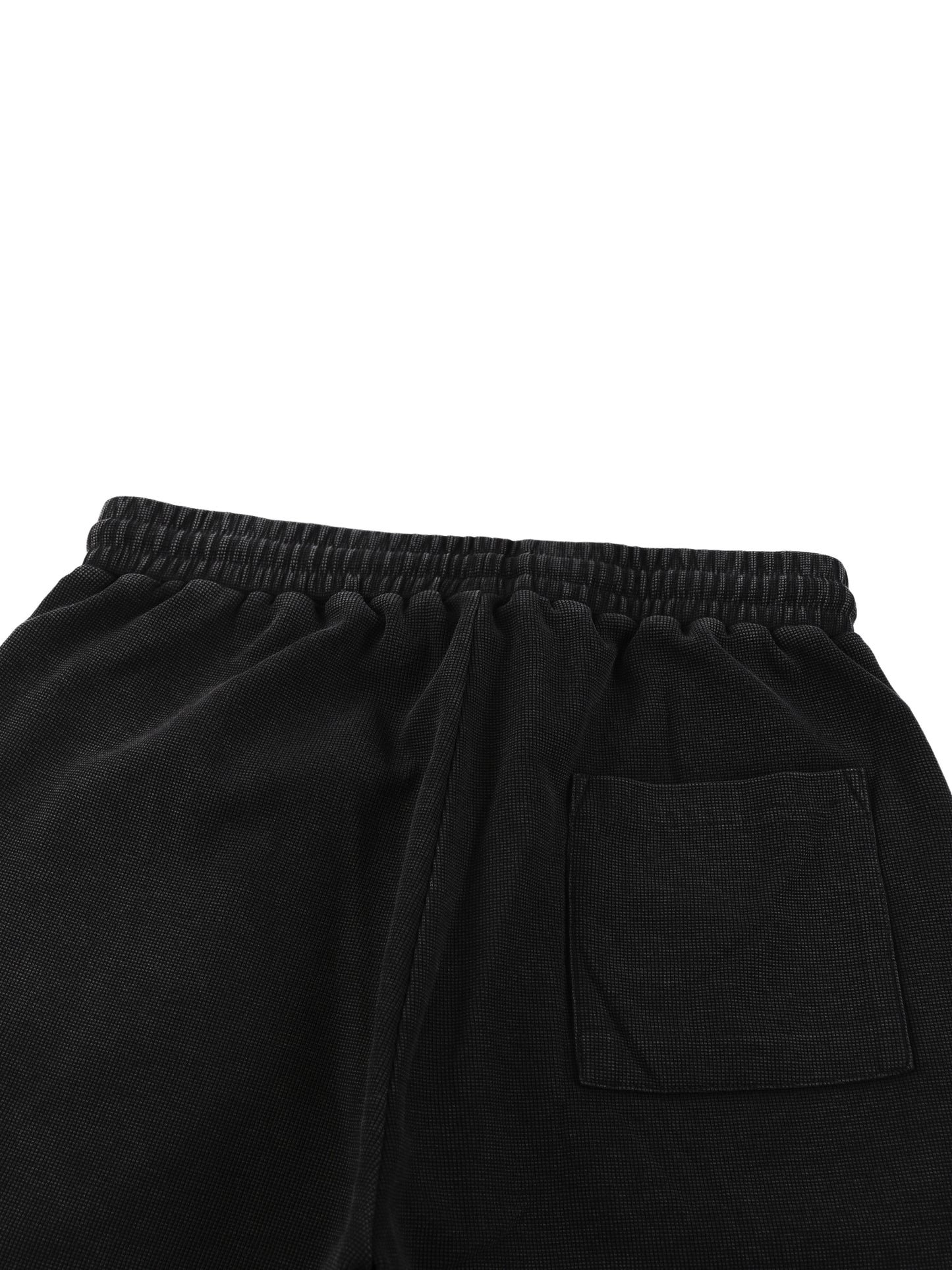unisex waffle knit shorts,mineral wash shorts,cotton blend shorts,textured streetwear shorts,vintage casual shorts,MARLO Fashions,breathable summer shorts