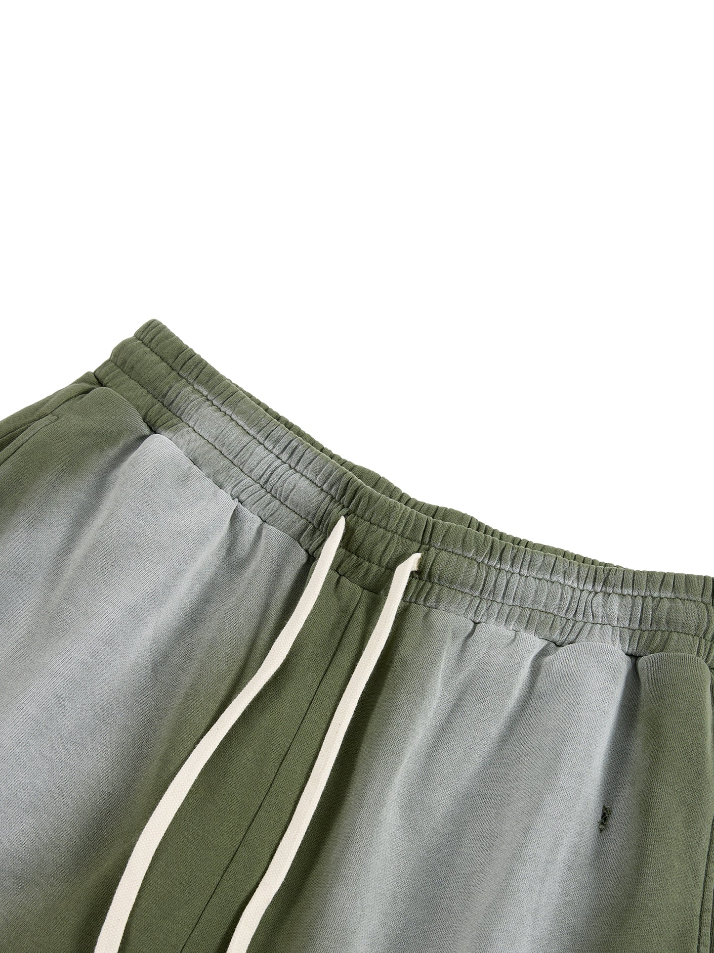 Sun Faded Distressed Cotton Shorts