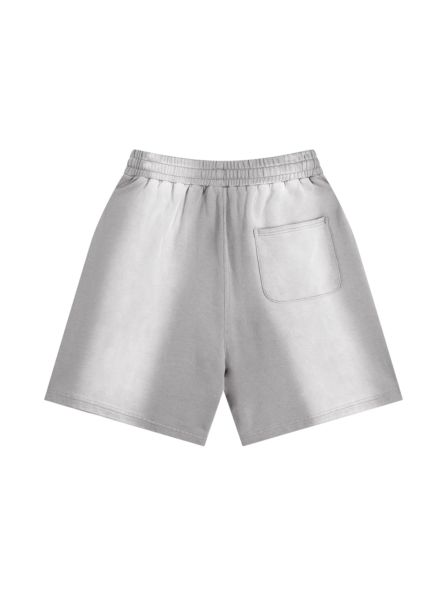 Sun Faded Distressed Cotton Shorts