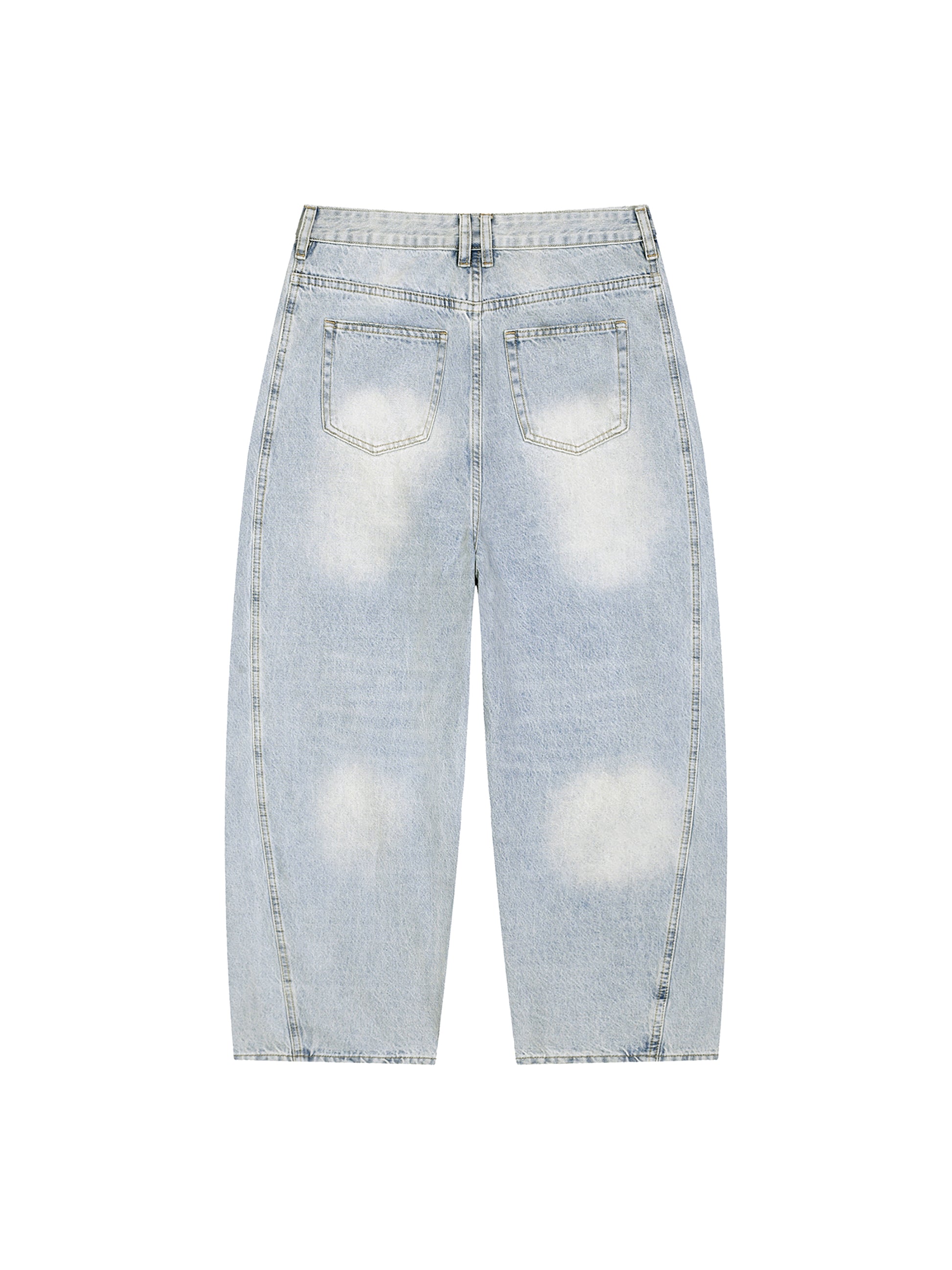 vintage barrel jeans,faded denim pants, cotton blend jeans,casual streetwear denim,wide leg jeans,MARLO Fashions