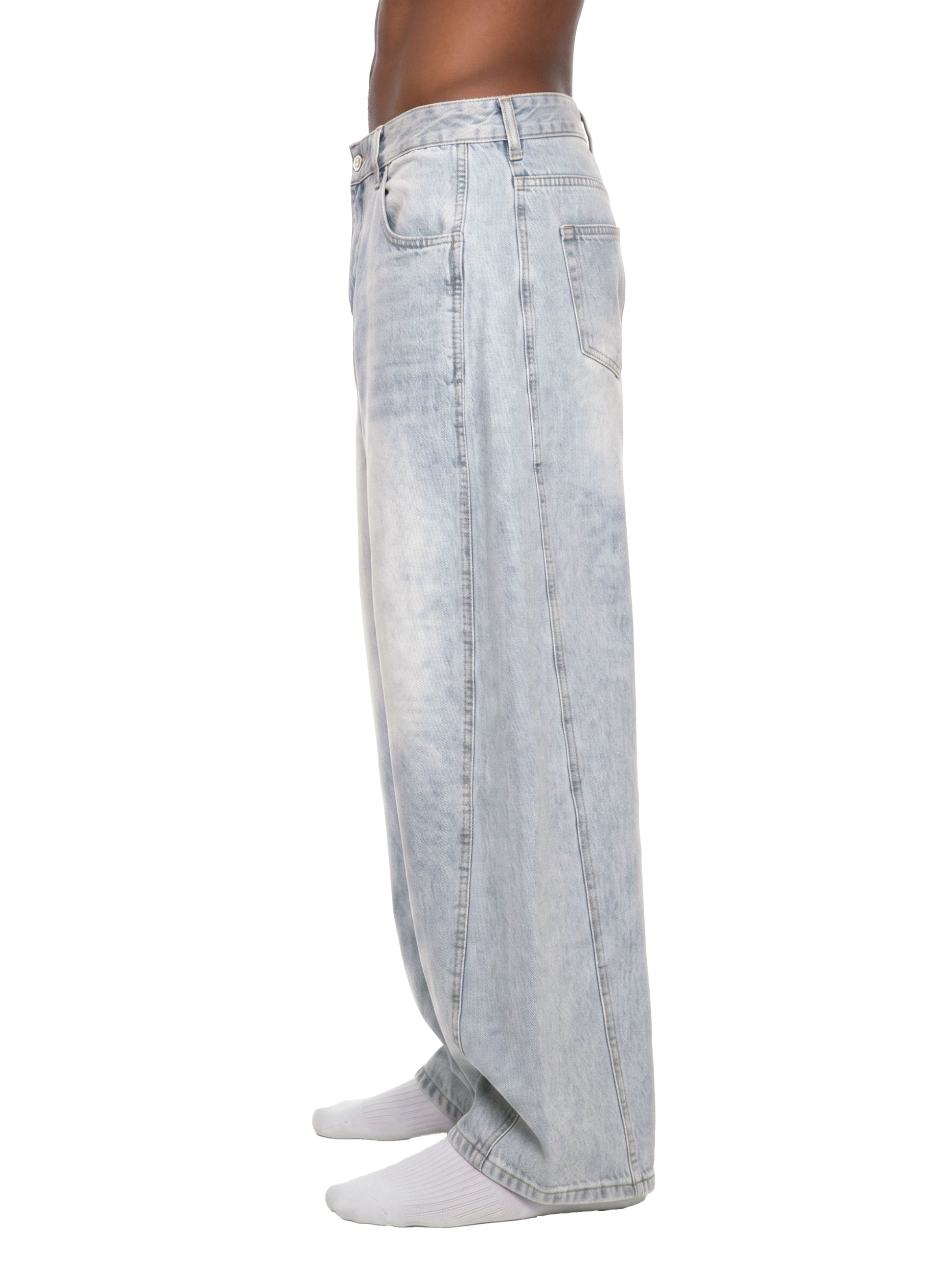 vintage barrel jeans,faded denim pants, cotton blend jeans,casual streetwear denim,wide leg jeans,MARLO Fashions